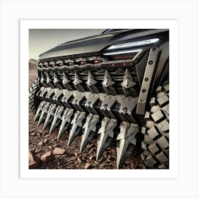 A Detailed View Of The Terraform Blade Front Bumper Art Print