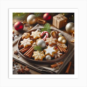 Christmas Cookies Art Print