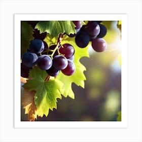 Grapes On The Vine 16 Art Print