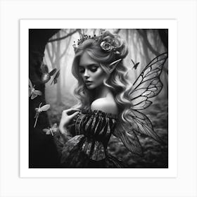 Fairy In The Forest 29 Art Print