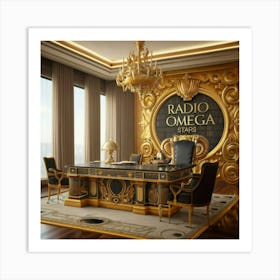 Radio Omega Star Office Art Print