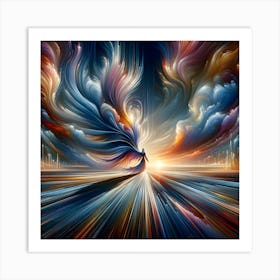 Angel Of The Sky Art Print