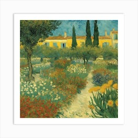 Garden Of L'Arles Art Print