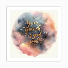 Your Googly Is Good Art Print