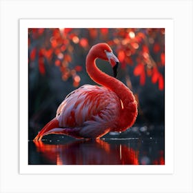 Flamingo 65 Art Print