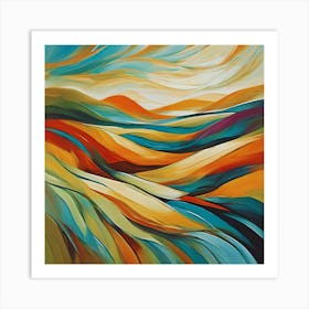 Abstract Painting 9 Art Print