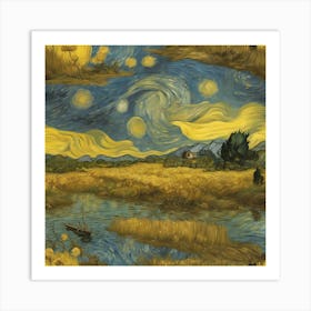 Starry Night 3 Art Print