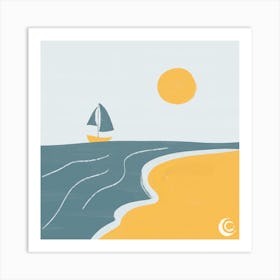 Seaside (Contrasti Pt 3) Art Print