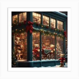 Christmas Shop Art Print