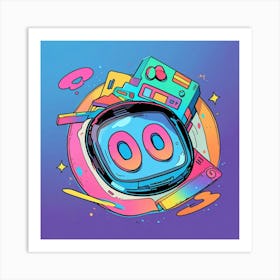 Retro 80s Art Print