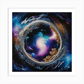 Space Ring Art Print