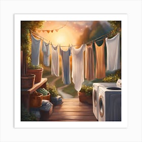 Laundry Room Art Print