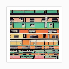 Taipei City Art Print