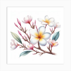 Plumeria 3 Art Print