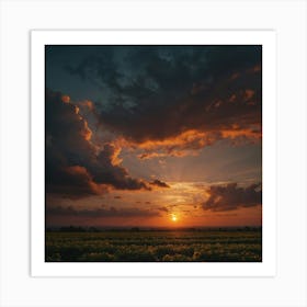 sunset Art Print