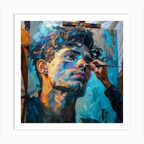 Portrait Of A Man 1 Art Print