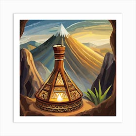 Sisha in the Mountain Art Print