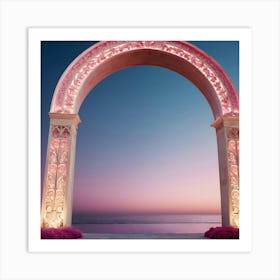 Archway At Dusk Art Print