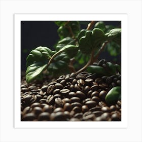 Coffee Beans 135 Art Print