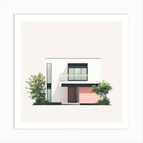 Modern House 11 Art Print