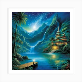 Night In Paradise Art Print