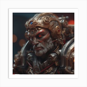 OLD WARRIOR  Art Print