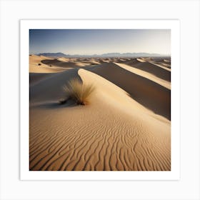 Sand Dunes In The Desert 2 Art Print