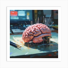 Brain Painting 2 Art Print