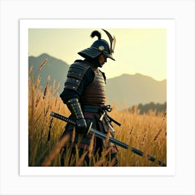 Samurai Art 49 Art Print