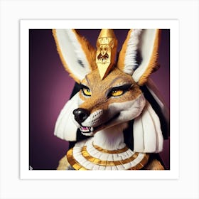 Egyptian Fox 2 Art Print