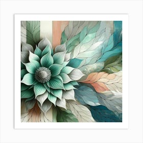 Abstract Flower 8 Art Print