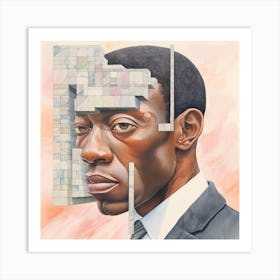 'The Man In The Suit' 4 Art Print