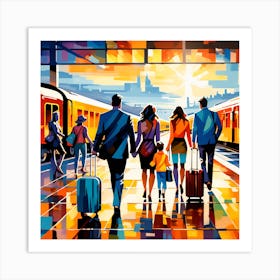 Leaving Art Print