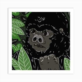 Gorila Art Print