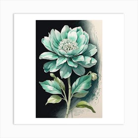 Peony Art Print