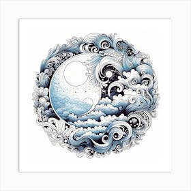 Yin Yang 53 Art Print