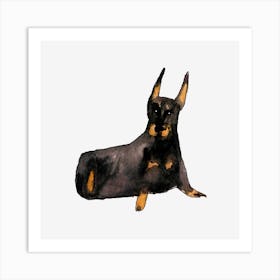 Doberman Pinscher Art Print