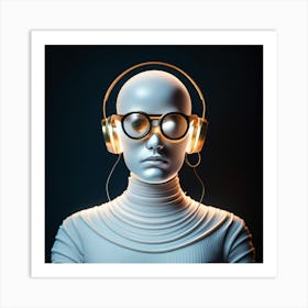 Headphones 3 Art Print