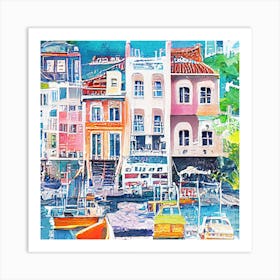 Waterfront Art Print