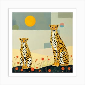 Cheetahs Art Print