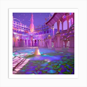 Cinderella Palace Art Print