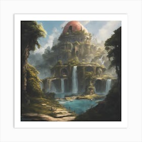 Fantasy Castle Art Print