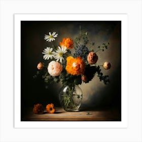 Flowers In A Vase 8 Art Print