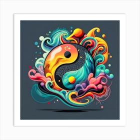 Yin Yang 1 Art Print