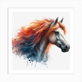 Horse Head Painting 1 Art Print