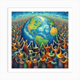 World Of People Art Print