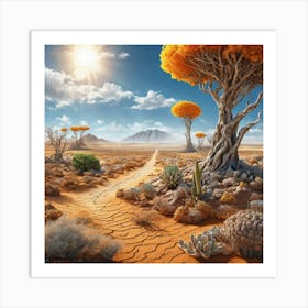 Desert Landscape 30 Art Print