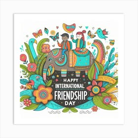 International Friendship Day 4 Art Print