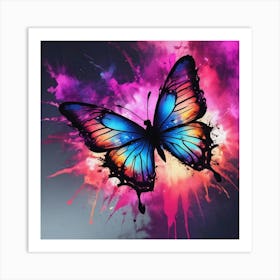 Butterfly Painting 227 Art Print