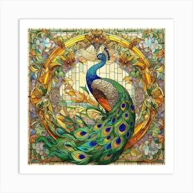 Peacock 17 Art Print